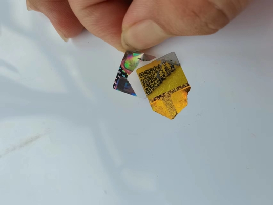 Waterdichte holografische anti-vervalste stickerfilmetikettering
