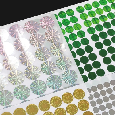Het Hologram het Vinylsticker van zelfklevend Etiketpvc Anti Vervalsen