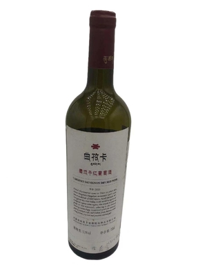 De gepersonaliseerde Etiketten die van de Whiskyfles de Privé In reliëf gemaakte Stickers van de Folieverbinding drukken