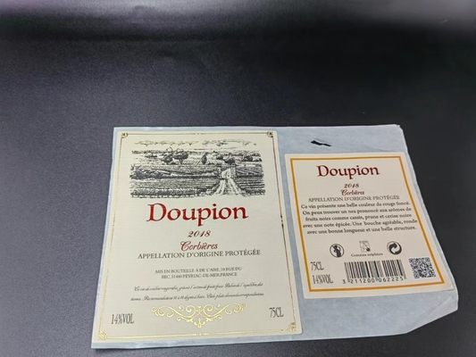 De Stickers van de de Wijnfles van gunstetiketten voor de Partijdecoratie van de Huwelijksdankzegging
