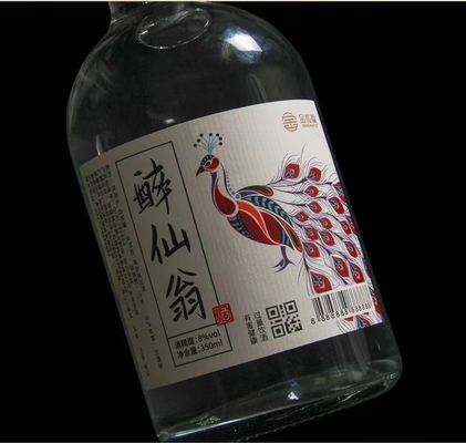Van de Flessenetiketten van de verjaardags het Zelfklevende Wijn van de het Bierwodka van de de Alcoholische drankalcohol van de de Flessensticker Glanzende Zilver