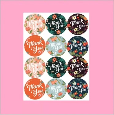 Dank u van de Giftstickers van Minnaarkerstmis Voor het drukken geschikte Gepersonaliseerd de Etikettenmarkering