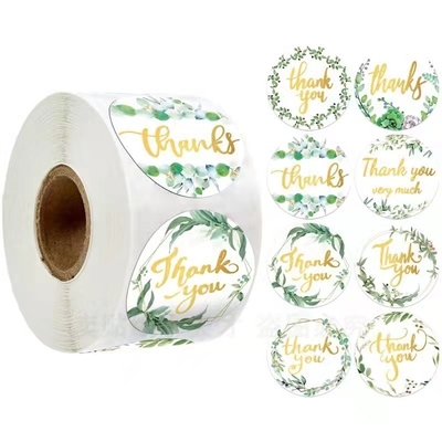 De maat van de de Sticker Verpakkende Douane van het Cirkeletiket Gesneden Vinylstickers die Matrijs het Bronzen drukken