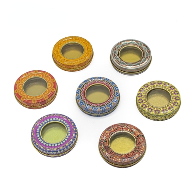 4 oz 8 Oz-Metaal Rond Tin Candle Containers Jars 70x20mm