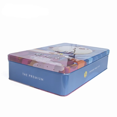 Leuk Plastic de Dekkingskoord 110Dx198Hmm van Metaaltin boxes storage airtight round