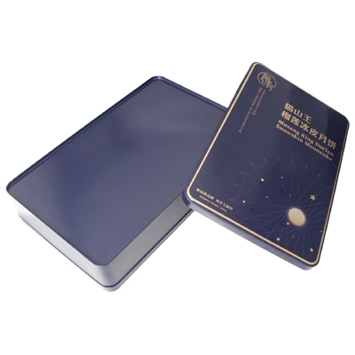 Van de de Theedoos van Tin Box Packaging Gift Square van de metaalchocolade Gedrukte de Luxedouane