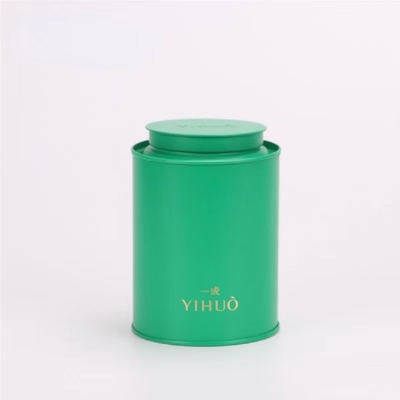 De theebus Tin Canisters Cans Matte Black kan Gerecycleerde de Lucht vast Zwarte van het Knop Binnendeksel