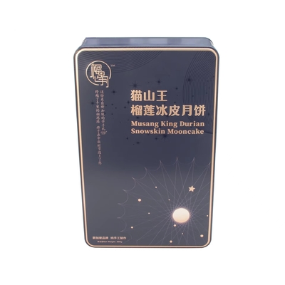 Het Transparante Venster Tray Inside Book Shape van roestvrij staaltin box for tea packaging