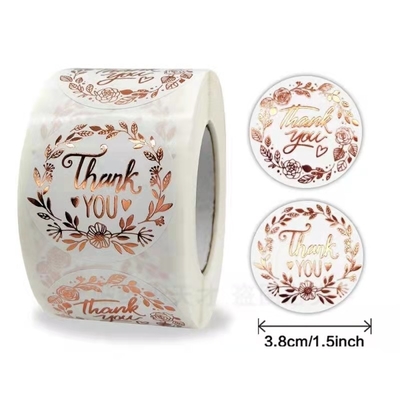 Van de de Stickersverbinding van Logo Label Sticker Packaging Eco de Vriendschappelijke Vinyldruk van de de Foliesticker Gouden