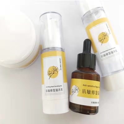 Druk van het Skincare dankt de Kosmetische Etiket u overhandigt de Stickers van de Desinfecterend middelfles
