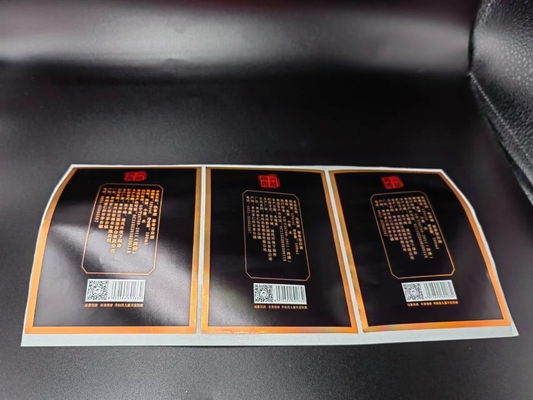 Mini Wine Bottle Label Stickers-Broodje Gouden Zilveren het Stempelen Vlek UV