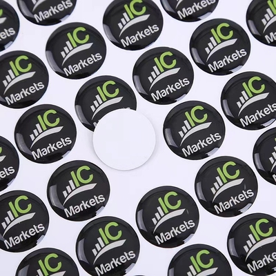 Fabrikant Overkoepeld Die Cut Stickers van het HUISDIEREN de Zelfklevende Epoxyetiket