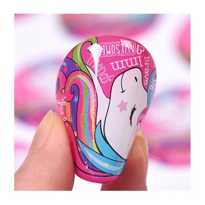 25mm van de Stickerleveranciers van de Cirkel het Epoxykoepel PE pp 3d Waterdichte HUISDIER van pvc