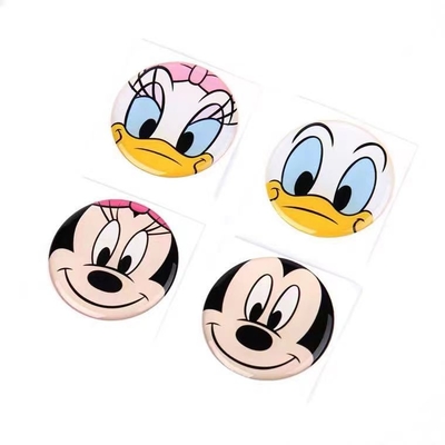 3d Sticker van de Harskoepel met Epoxykoepel etiketteert Vinyl Duidelijke Epoxypunten