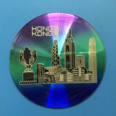 3D van de de Sticker Epoxyhars van de Gelkoepel Etiketten Crystal Logo Holographic