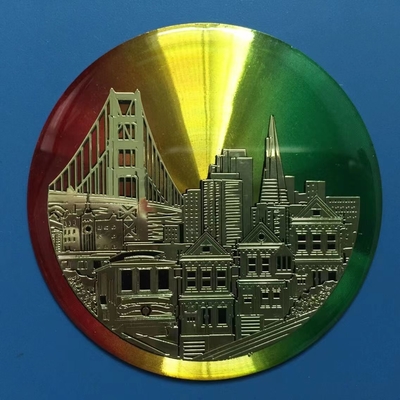 3D van de de Sticker Epoxyhars van de Gelkoepel Etiketten Crystal Logo Holographic