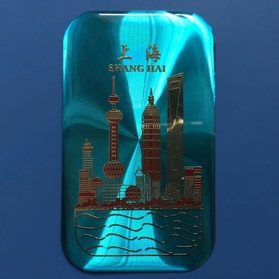 3D van de de Sticker Epoxyhars van de Gelkoepel Etiketten Crystal Logo Holographic
