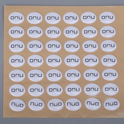 Druk Crystal Full Color van de koepel de Epoxysticker   Gedrukte douane