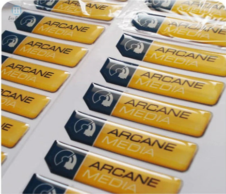 Multifunctioneel Epoxy de Kentekensembleem van de Stickerdruk