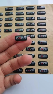 Duidelijke Epoxysticker die Zelfklevend Waterdicht Aangepast Overdrukplaatje drukken