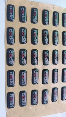 Duidelijke Epoxysticker die Zelfklevend Waterdicht Aangepast Overdrukplaatje drukken