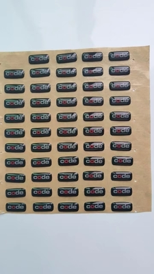 Duidelijke Epoxysticker die Zelfklevend Waterdicht Aangepast Overdrukplaatje drukken