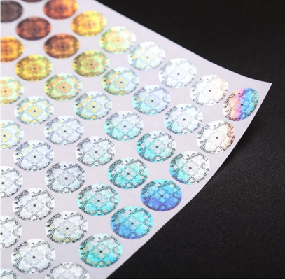 Aangepast formaat anti nep sticker zelfklevend hologram label