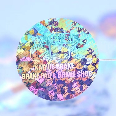 De voor het drukken geschikte Ronde Verpakkende Holografische Zelfklevende Bladen van de Hologram Oorspronkelijke Sticker