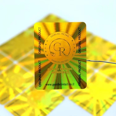 Zilveren Verpakkende Hologramstickers voor Identiteitskaart-Kaarten die 3d Garantie drukken