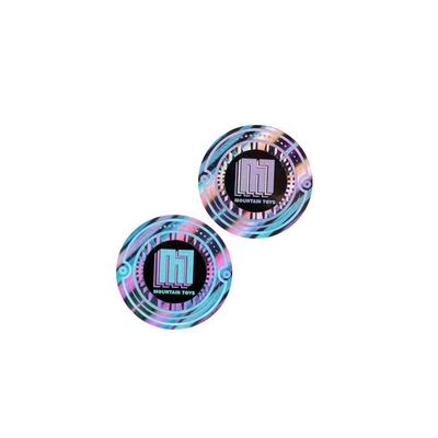 Veiligheid van het de Stickerpakket van het Verpakkingshologram van de Stamper Duidelijke Etiketten Holografische de Lipgloss 3D tweede