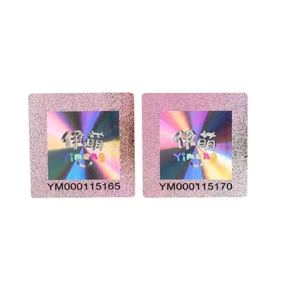 De gepersonaliseerde 3d van de het Etiketverbinding van de Hologramsticker van de de Pasverbinding Waterdichte Nietige Veiligheid