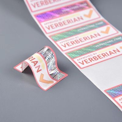 De gepersonaliseerde 3d van de het Etiketverbinding van de Hologramsticker van de de Pasverbinding Waterdichte Nietige Veiligheid