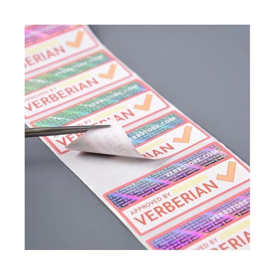 De gepersonaliseerde 3d van de het Etiketverbinding van de Hologramsticker van de de Pasverbinding Waterdichte Nietige Veiligheid