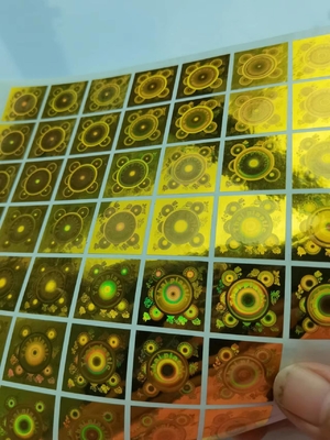 Serienummer van de de Laserveiligheid van de Holo beschermt het Anti Vervalste Sticker de Cirkeldouane Van de consument