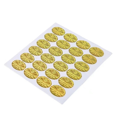 De Sticker Gouden Kleur van het anti het Vervalsen Douane 3D Hologram