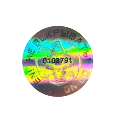 De Sticker Gouden Kleur van het anti het Vervalsen Douane 3D Hologram