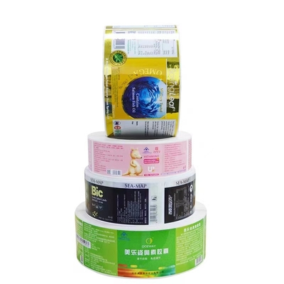 UV Gedrukt Logo Cosmetic Clear Vinyl Die sneed Waterdichte Douane Transparante Sticker