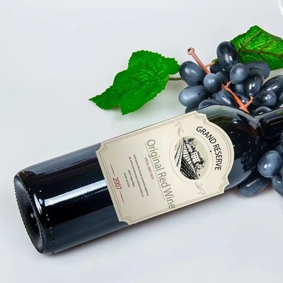 CMYK-de Flessenetiketten, Glanzend/Matt Embossing Customized Wine Label van de Alcoholische drankalcohol