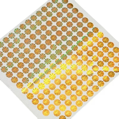 Het Hologram het Vinylsticker van zelfklevend Etiketpvc Anti Vervalsen