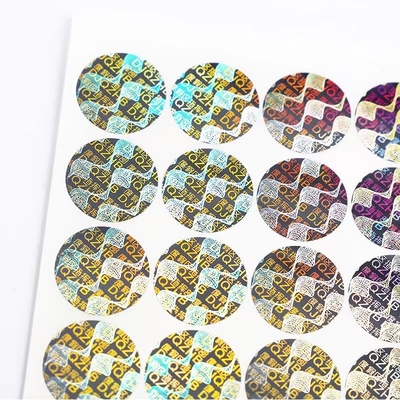Het Hologram het Vinylsticker van zelfklevend Etiketpvc Anti Vervalsen