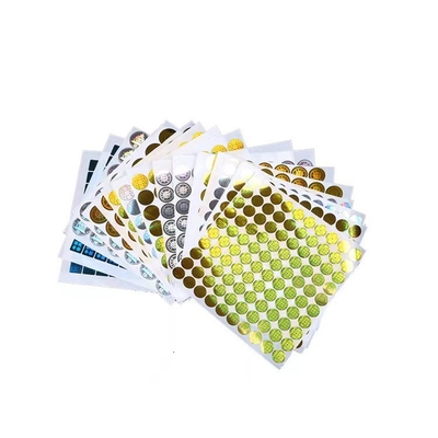 Aangepaste Holografische Anti het Vervalsen Sticker pp/pvc/HUISDIER/Document
