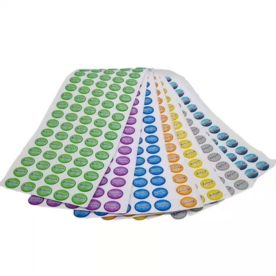 3d van de Stickersetiketten pp van de Cirkel Duidelijke Epoxykoepel Geleide HUISDIER van pvc